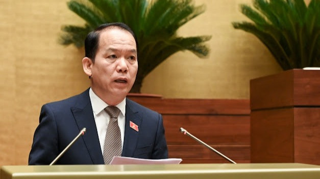 Chủ nhiệm Ủy ban Pháp luật và Tư pháp Hoàng Thanh Tùng. (Ảnh: BÙI GIANG)