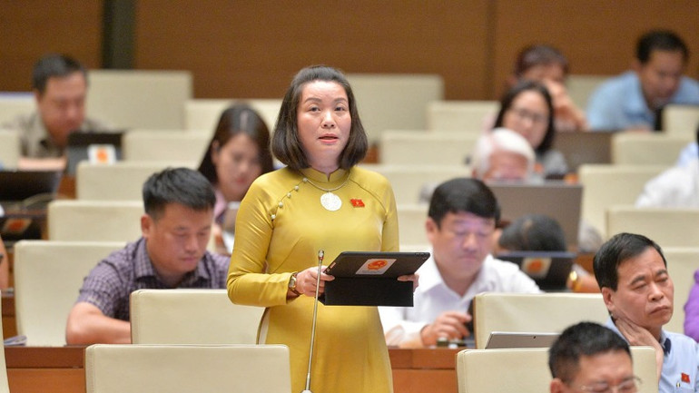 Đại biểu Nguyễn Minh Tâm, Phó Trưởng Đoàn phụ trách Đoàn đại biểu Quốc hội tỉnh Quảng Bình. (Ảnh: Quochoi.vn)