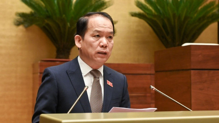 Chủ nhiệm Ủy ban Pháp luật và Tư pháp Hoàng Thanh Tùng. (Ảnh: BÙI GIANG)