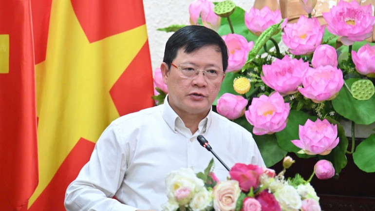 Thứ trưởng Tư pháp Mai Lương Khôi phát biểu chỉ đạo tại Hội nghị. (Ảnh: THU NGA) Thứ trưởng Tư pháp Mai Lương Khôi phát biểu chỉ đạo tại Hội nghị. (Ảnh: THU NGA)