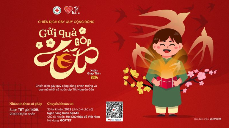 Chiến dịch gây quỹ cộng đồng dịp Tết Nguyên Đán năm 2024.