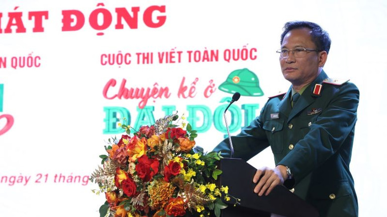 Thiếu tướng Nguyễn Kim Tôn, Giám đốc Trung tâm Phát thanh-Truyền hình Quân đội thông tin về hai cuộc thi.
