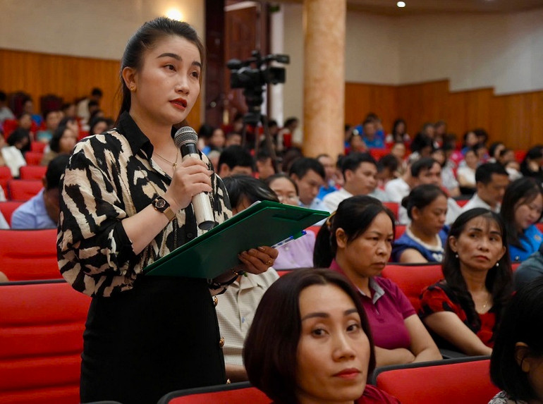 Đại diện công nhân, viên chức tỉnh Điện Biên kiến nghị một số chính sách về lao động.