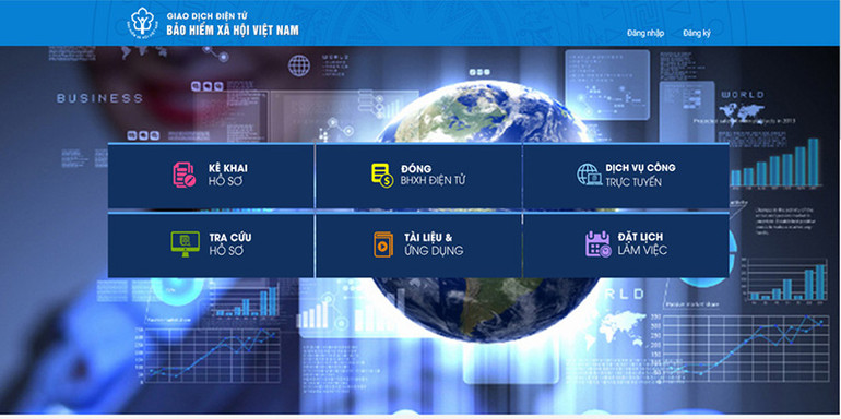 Cổng Dịch vụ công chính thức của Bảo hiểm xã hội Việt Nam.