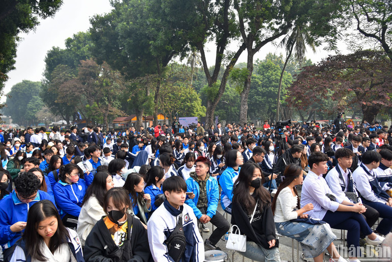 Festival với sự góp mặt của đông đảo các bạn trẻ, sinh viên theo học tại Thủ đô.