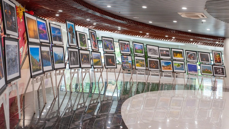 Không gian triển lãm.