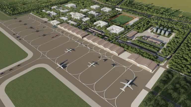 Tới năm 2030, công suất thiết kế của sân bay Gia Bình dự kiến khoảng 1 triệu hành khách/năm.