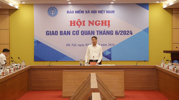 Tổng Giám đốc Nguyễn Thế Mạnh phát biểu chỉ đạo tại hội nghị. (Ảnh: VSS)