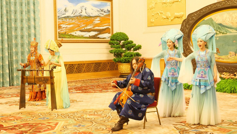 Tiết mục biểu diễn nghệ thuật truyền thống của Trung Quốc. Tiết mục biểu diễn nghệ thuật truyền thống của Trung Quốc.