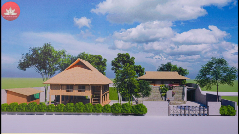 Phối cảnh Di tích lịch sử quốc gia Địa điểm Trường dạy làm báo Huỳnh Thúc Kháng.