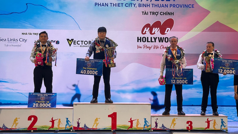 Tay cơ Cho Myung Woo (người Hàn Quốc) giành chức vô địch