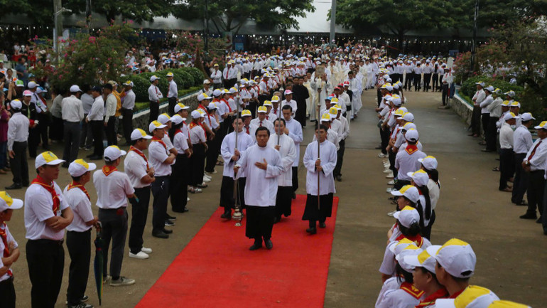 Tổ chức lễ kỷ niệm 50 năm tại Trung tâm Thánh Mẫu Tà Pao