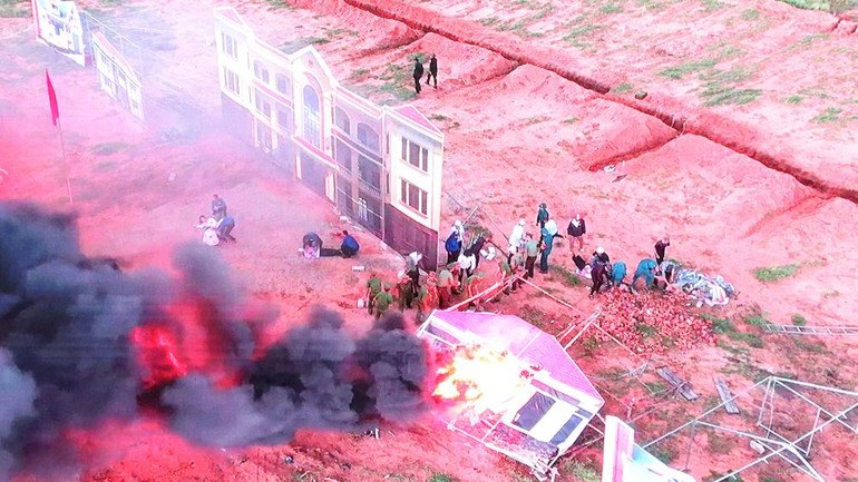 Các đơn vị đang diễn tập. Các đơn vị đang diễn tập.