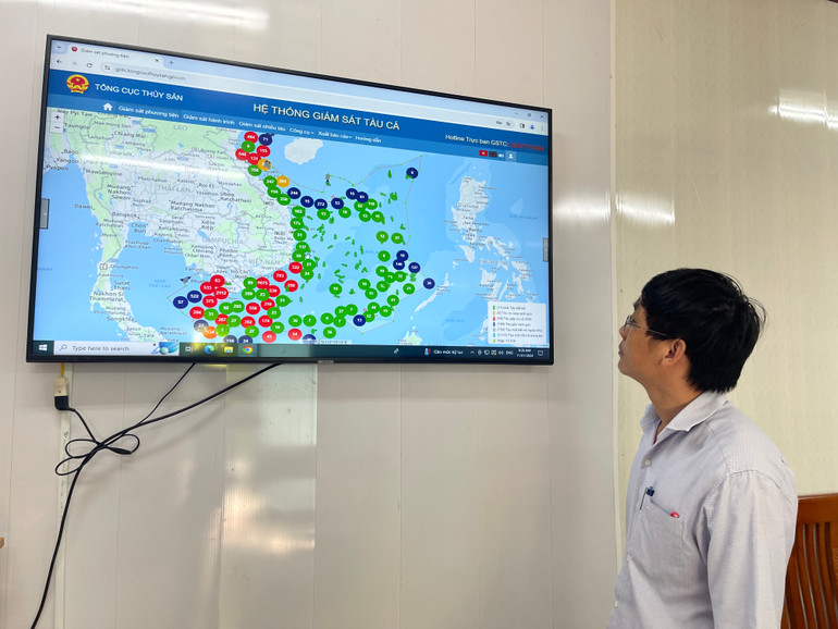 Thường xuyên giám sát tàu cá qua hệ thống định vị