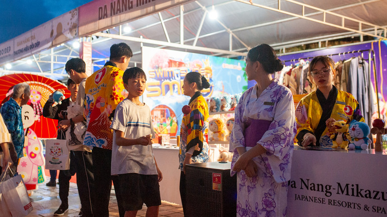 Sự kiện còn là nơi giao lưu những nét văn hóa Việt Nam và Nhật Bản đặc sắc.