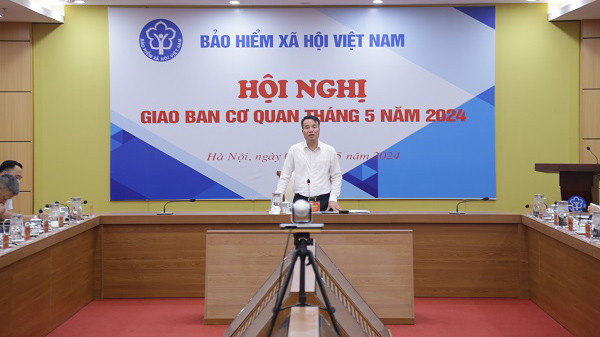 Tổng Giám đốc Nguyễn Thế Mạnh phát biểu chỉ đạo tại hội nghị. (Ảnh: VSS)