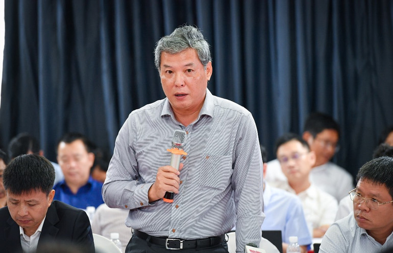 Ông Nguyễn Đình Việt, Phó Cục trưởng Cục Hàng hải Việt Nam phát biểu.