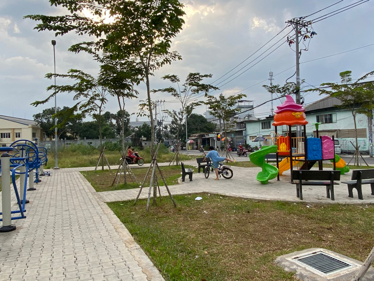 Khu tái định cư xã Xuân Thới Đông, huyện Hóc Môn đã hoàn thành.