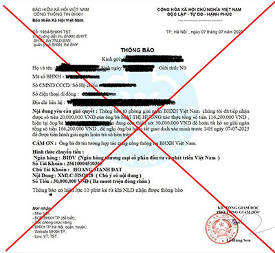 Tái diễn lừa đảo làm dịch vụ bảo hiểm xã hội qua mạng xã hội, lao động mất cả trăm triệu đồng (Ảnh: Tâm Trung)