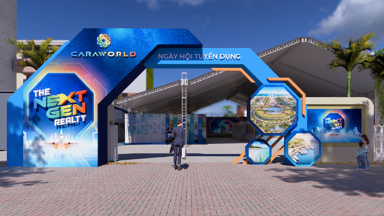 Phối cảnh ngày hội tuyển dụng bất động sản quy mô lớn nhất năm 2024.