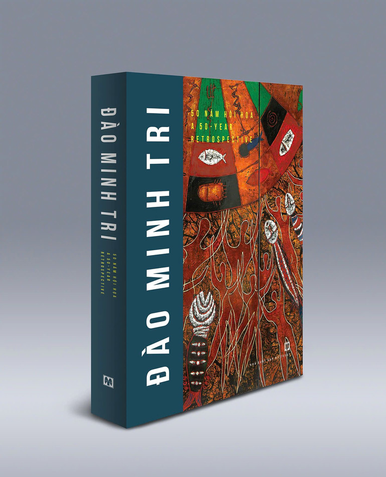 Cuốn sách "Đào Minh Tri - 50 năm hội họa" có nội dung và hình thức rất công phu.