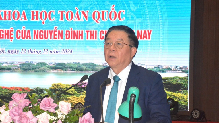 Đồng chí Nguyễn Trọng Nghĩa phát biểu chỉ đạo hội thảo. Đồng chí Nguyễn Trọng Nghĩa phát biểu chỉ đạo hội thảo.