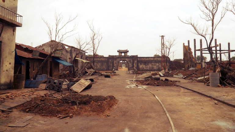 Tái hiện bối cảnh khốc liệt của Thành cổ là một thách thức lớn.