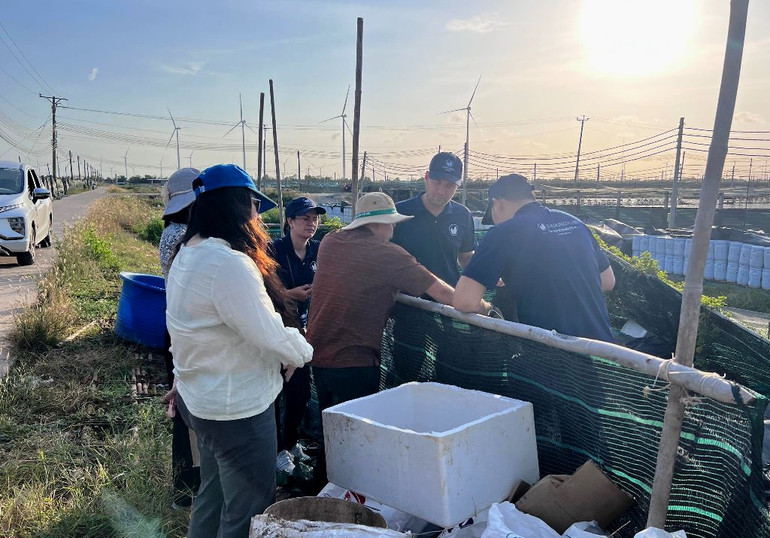 Dự án thu gom và chuyển đổi vật liệu lót ao đã qua sử dụng có thể mở rộng quy mô tại tỉnh Sóc Trăng.