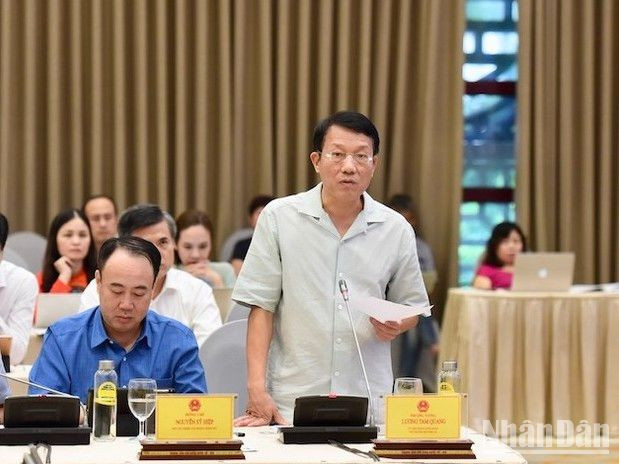 Thượng tướng Lương Tam Quang, Thứ trưởng Bộ Công an (Ảnh: TRẦN HẢI)