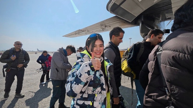 Thông qua hành trình khắc nghiệt, cô muốn truyền đi thông điệp bảo vệ môi trường.