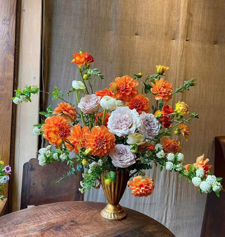 Một cách phối mầu hiện đại.