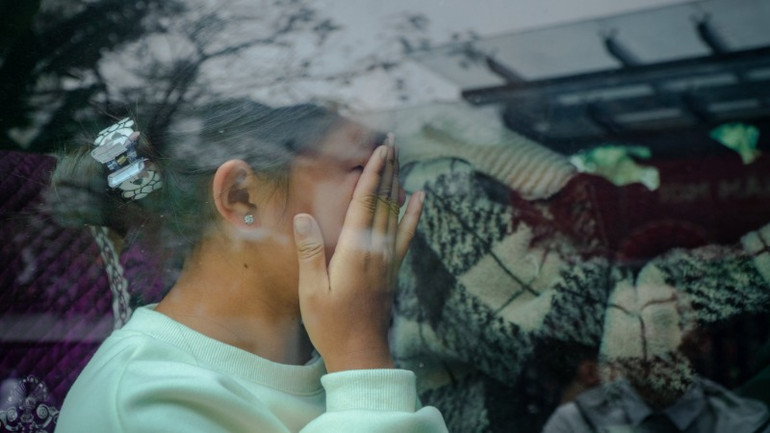 Khoảnh khắc xúc động của học sinh vùng cao sau hành trình đáng nhớ. Khoảnh khắc xúc động của học sinh vùng cao sau hành trình đáng nhớ.