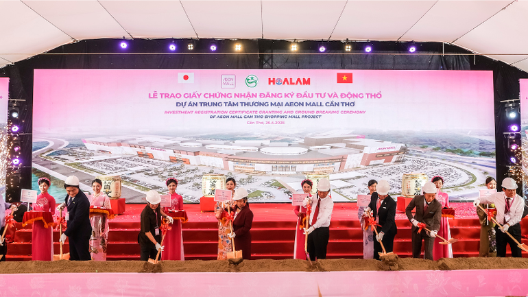 Lễ động thổ Dự án Aeon Mall Cần Thơ.