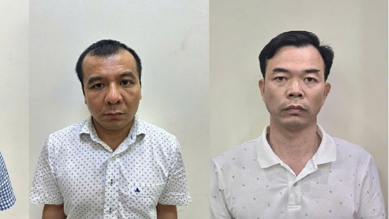 Các đối tượng Huy và Chuẩn.