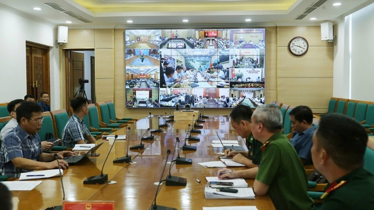 Tỉnh Quảng Ninh tham dự họp trực tuyến ứng phó với bão số 3.