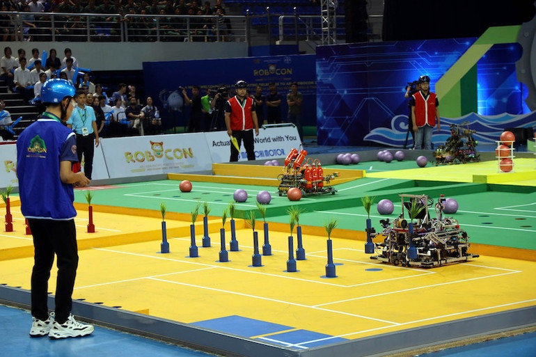 Các đội tranh tài tại ABU Robocon 2024. Các đội tranh tài tại ABU Robocon 2024.