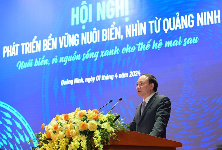 Bí thư Tỉnh ủy Quảng Ninh Nguyễn Xuân Ký phát biểu khai mạc hội nghị.