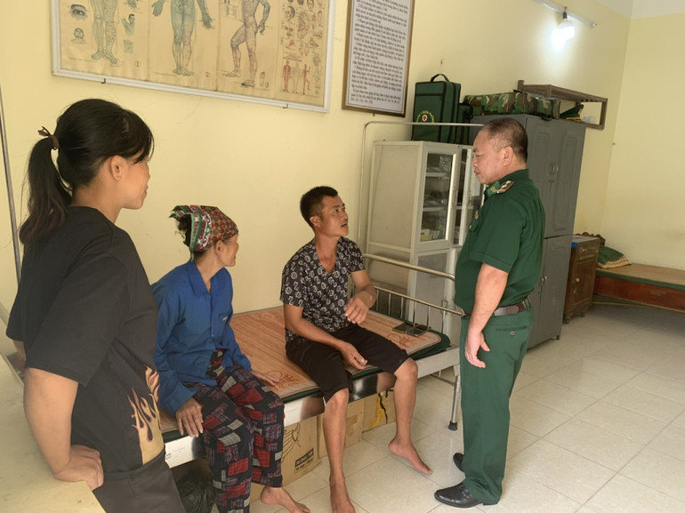 Sau khi được chăm sóc y tế, sức khoẻ của các ngư dân đã ổn định.