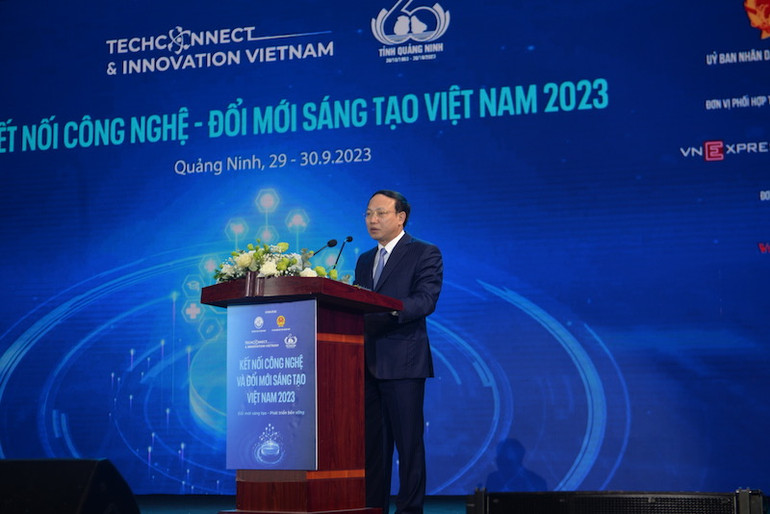 Bí thư Tỉnh ủy Quảng Ninh Nguyễn Xuân Ký phát biểu tại sự kiện.