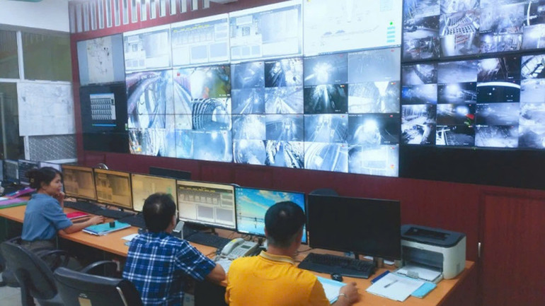 Công ty than Hạ Long duy trì trực sản xuất 24/24 giờ.