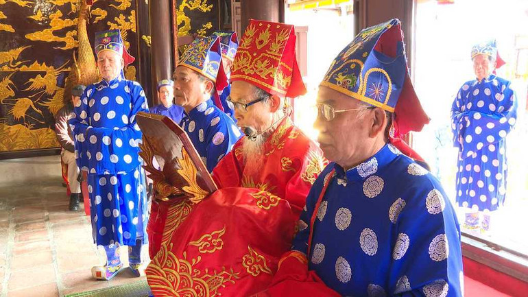 Lễ tế Đức Ông Hưng Nhượng Đại Vương Trần Quốc Tảng.