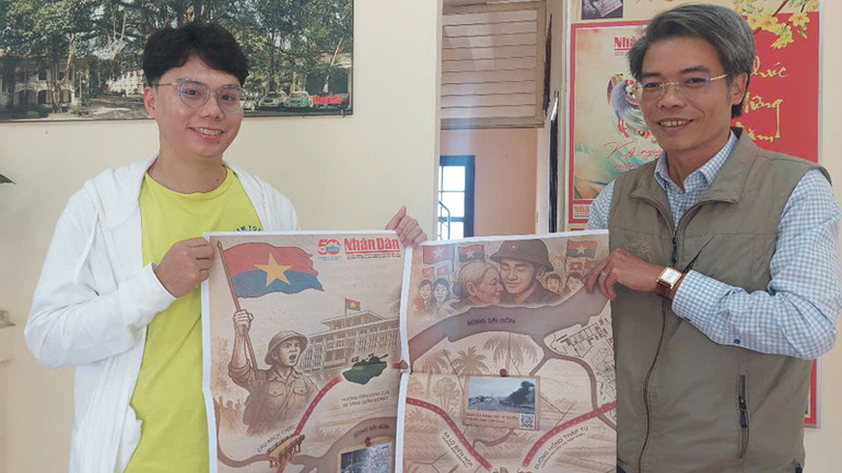 Phụ san đặc biệt kỷ niệm 50 năm Ngày Giải phóng miền nam, thống nhất đất nước của Báo Nhân Dân được bạn đọc tại Lâm Đồng đón nhận nồng nhiệt. Phụ san đặc biệt kỷ niệm 50 năm Ngày Giải phóng miền nam, thống nhất đất nước của Báo Nhân Dân được bạn đọc tại Lâm Đồng đón nhận nồng nhiệt.