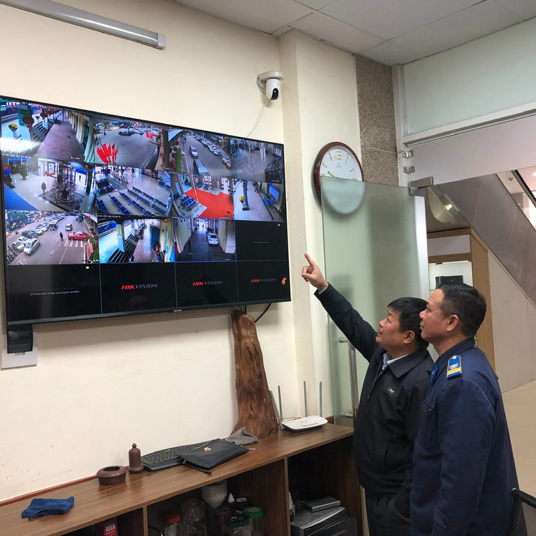 Hệ thống camera hỗ trợ công tác bảo đảm an ninh trật tự tại ga Hà Nội