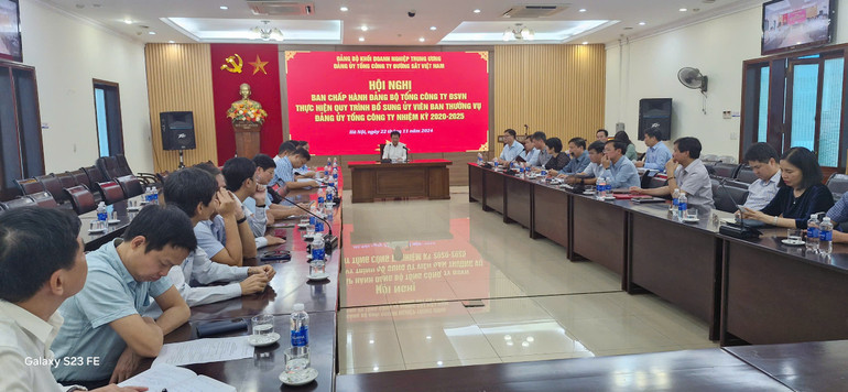 Hội nghị Ban Chấp hành Đảng bộ Tổng Công ty Đường sắt Việt Nam