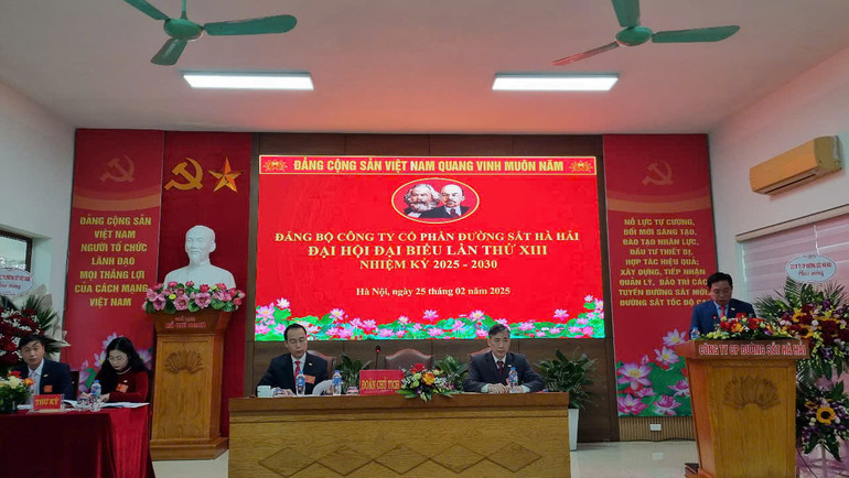 Đại hội đại biểu lần thứ XIII, Đảng bộ Công ty CP Đường sắt Hà Hải