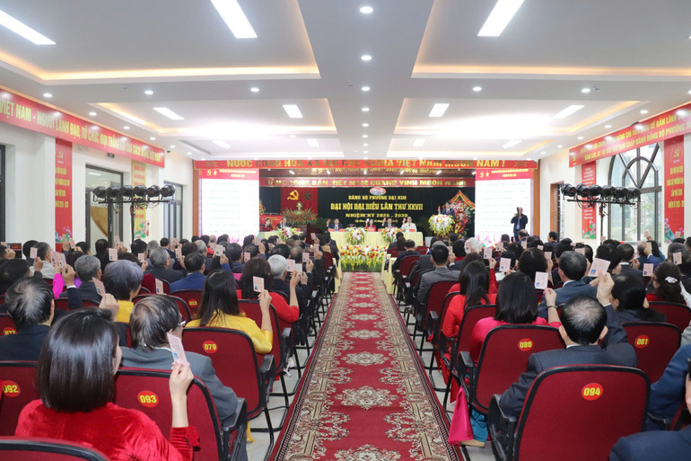 Đại hội đại biểu lần thứ XXVII, Đảng bộ phường Đại Kim Đại hội đại biểu lần thứ XXVII, Đảng bộ phường Đại Kim