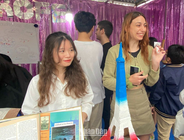 Ngày hội là dịp giao lưu của những người yêu thích tiếng Pháp