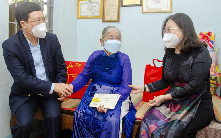 Phó Thủ tướng Thường trực Chính phủ Phạm Bình Minh thăm, chúc Tết tại Bà Rịa-Vũng Tàu -0