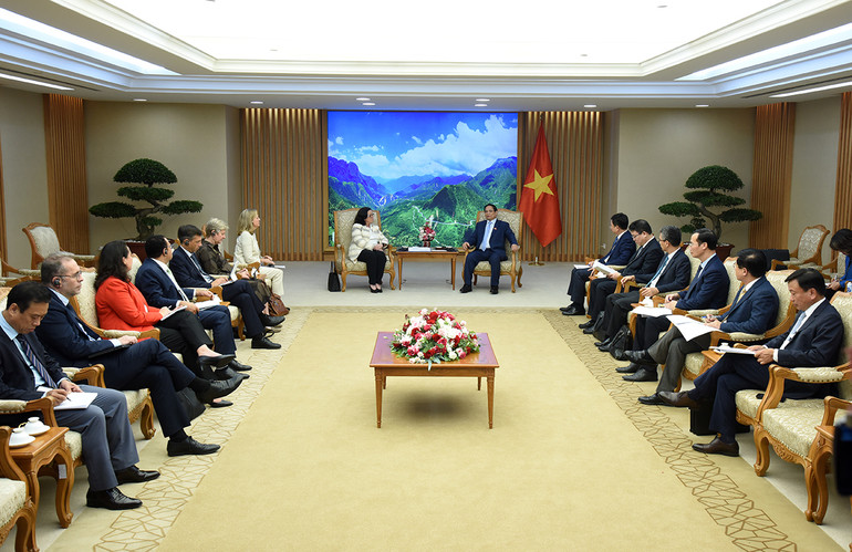 Quang cảnh buổi tiếp.