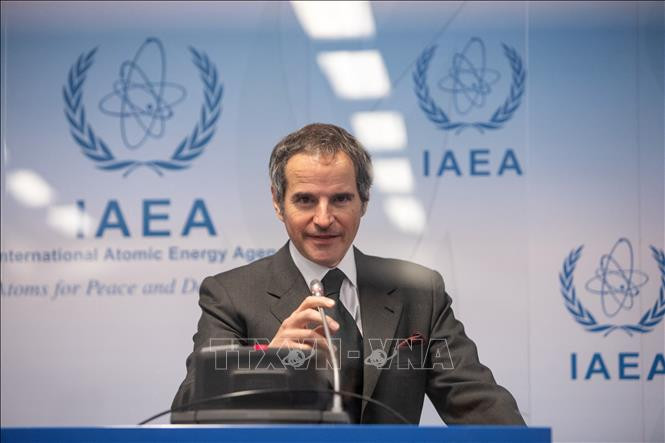 Tổng Giám đốc Cơ quan Năng lượng nguyên tử quốc tế (IAEA) Rafael Grossi. Ảnh: AFP/TTXVN